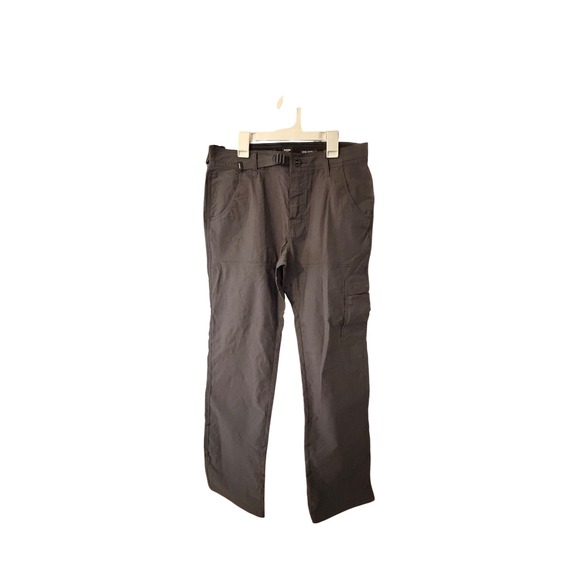 Prana Zion Relaxed Fit Pants Mens 31x32 Charcoal Grey Hiking Cargo Outdoor NEW